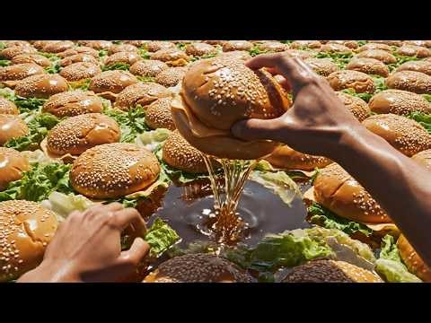 🍔 Which Surreal AI Juicy Ocean 🌊 Would You Swim Into Next? | Oddly Satisfying ASMR