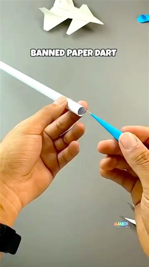 Banned Paper Dart / banned paper dart tutorial #shorts #shortvideo #dart