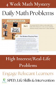 Math Mystery Storyline: 4-Week Real-World Problem Unit w/ Challenge Problems