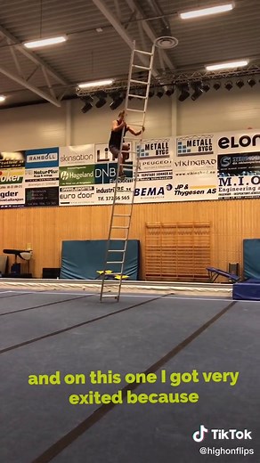 CLIMBING A GIANT LADDER WITHOUT A WALL! - #foryou #fyp #viral #climbing #omg #crazy #highonflips #fypシ #viralvideo #commentary #fun
