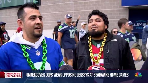Seattle Seahawks kick off NFL season with undercover cops in opposing jerseys