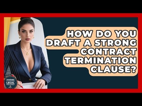 How Do You Draft A Strong Contract Termination Clause? - Avoiding Common Legal Mistakes