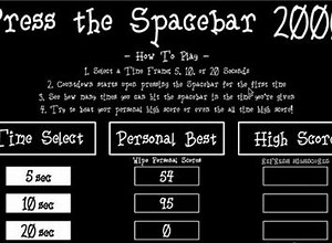 Most Spacebar Presses In 10 Seconds