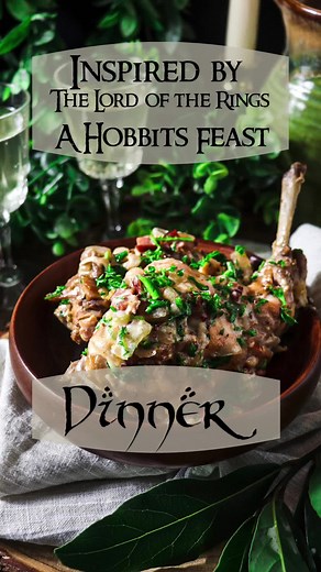 A Hobbit’s Feast: Cider Braised Rabbit with Herbs | Dinner