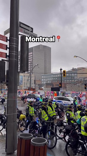 Thousands of STM workers took to the streets in downtown Montreal today Follow Mtl Image #montreal #montréal #montrealcity #montrealcanada #downtownmontreal #quebec #canada | Mtl Image
