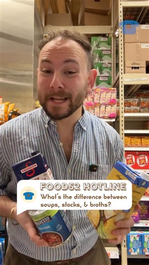 Food52 on Instagram: "Stock, broth, or soup - what’s the difference, really? @jubstinsullivan breaks down the basics so you know what to make, when to use it, and how to enjoy it. #f52community"