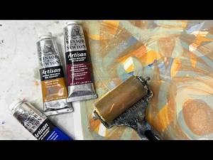 Have You Ever Tried GELLI PLATE Printing with Water Mixable Oil Paint?