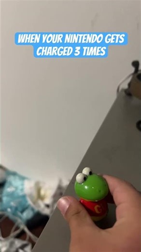 POV: when your Nintendo ￼gets charged 3 times #short