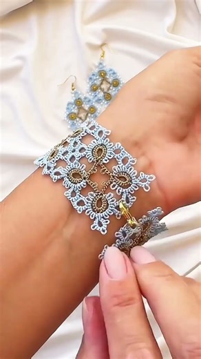 #tattingdesign #weaving #tatting #frivolite