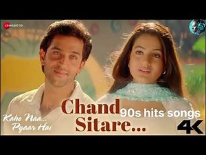 Chand Sitare Full Song | Kaho Naa Pyaar Hai | Hrithik Roshan, Ameesha Pate | 90s Romantic Song