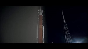 太空发射系统SLS深空探测CG