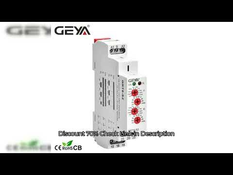 GEYA GRT8-S Asymmetric Cycle Timer Relay SPDT 220V 16A AC/DC12V-240V Electronic Repeat Relay