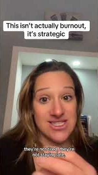 If you feel constantly drained at work, it might not be burnout