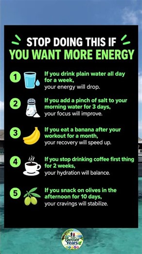 5 Simple Habits to Boost Your Energy Try These for a Week!
