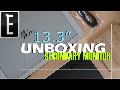 Onyx Boox Mira 13.3" E INK MONITOR + Glowlight | Unboxing