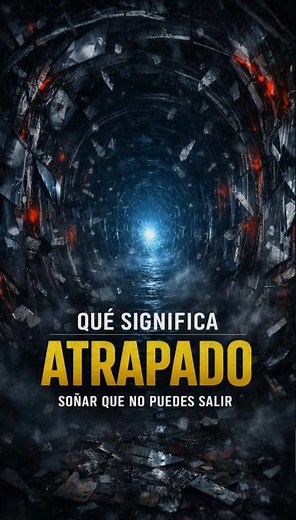SOÑAR QUE ESTÁS ATRAPADO Y NO PUEDES SALIR. DESPERTAR short