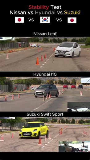 Stability Test : Hyundai vs Nissan vs Suzuki !!!