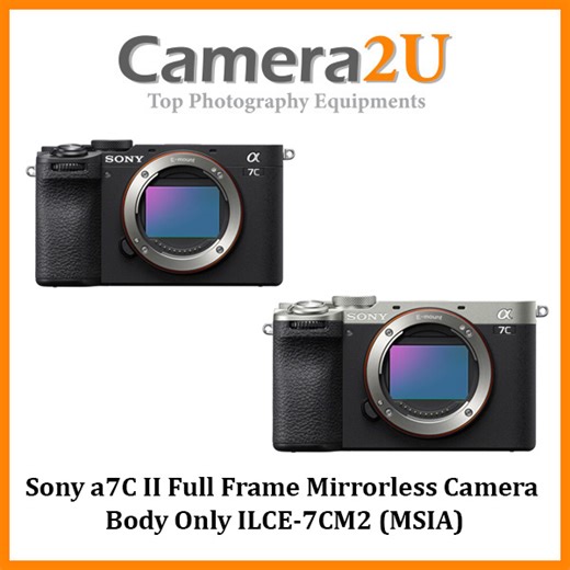 Sony a7C II Full Frame Mirrorless Camera Body Only ILCE-7CM2 (MSIA) | Camera2u Malaysia Top Camera Equipments Store