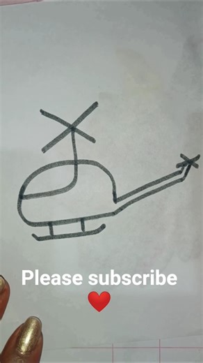 Helicopter 🚁 Easy Drawing #arttutorial #reels #shortvideo #viral