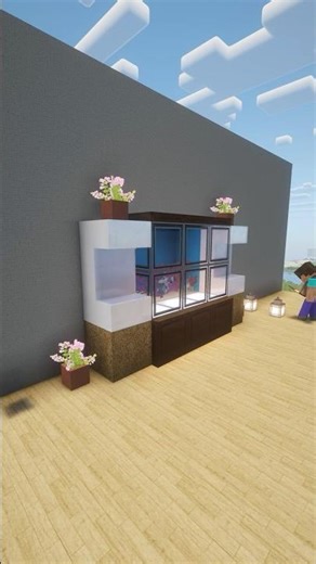 Modern Aquarium Build in Minecraft 🐠 Relaxing & Aesthetic Design