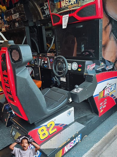 Before & After 43 inch Nascar Cup Series Multi Racing Arcade Machine #CapCut #videogames #emulation #arcades #nascar