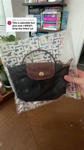 Replying to @mrsC416 How I made Taras mini longchamp crossbody with pr... | Longchamp Le Pliage