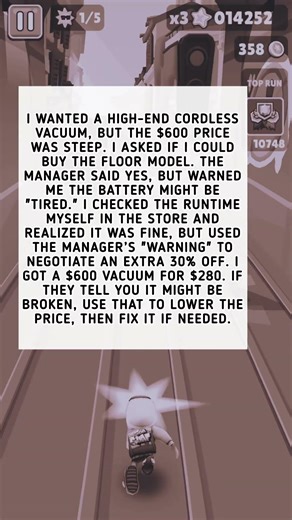 How I got a $600 vacuum for $280 using "Negative Negotiation"