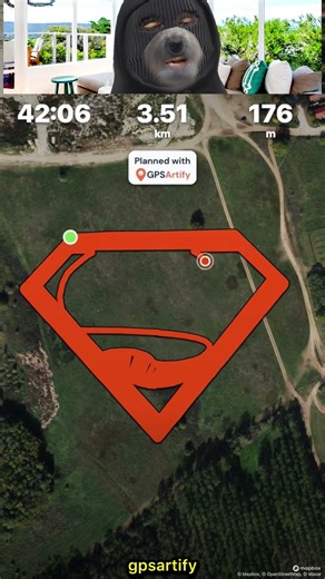 how To Run And Draw The Superman Symbol ✍️