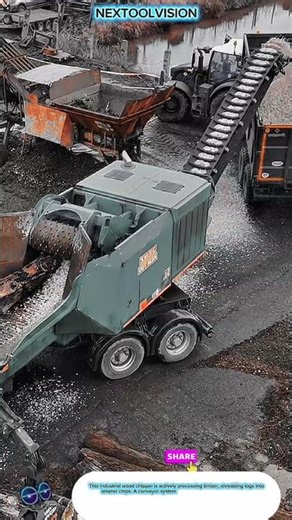 Fast & Efficient: Next Machine Innovation's Wood Shredder for Automated Waste Processing