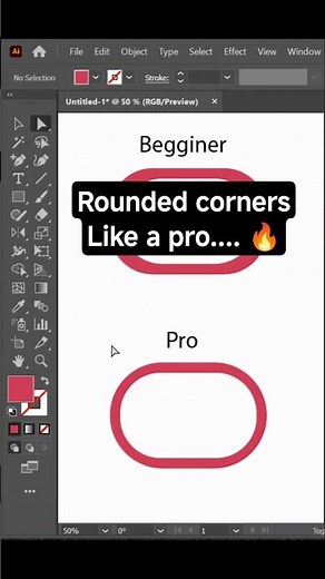 Adobe Illustrator 2025 Tips – How to Create Rounded Corners Like a PRO! 🔥 | Quick Tutorial