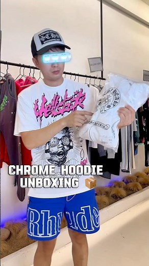 White Chrome Hearts Hoodie Just Feels Rich 💰👼 Back to School Outifts Recommendation #ninjahype