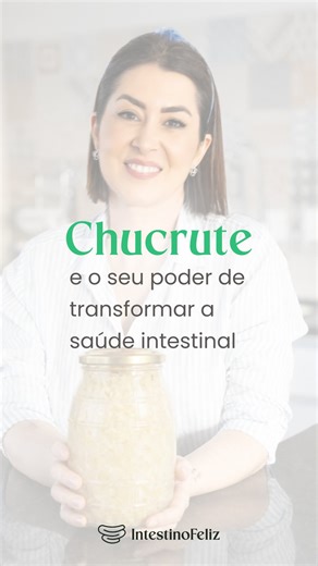 Nutricionista Adriana Lauffer | Saúde Gastrointestinal on Instagram: "Quer consumir um probiotico natural? O chucrute é uma ótima opção. Dá o play e conheça mais! #chucrute #saúdeintestinal #probióticonatural #alimentofermentado #nutricionista #gastroenterologia #disbioseintestinal #modulaçãointestinal #nutricaofuncional"