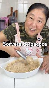 Homemade Paçoca Ice Cream