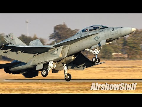 F-18 Super Hornet Evening Demo - California Capital Airshow 2021