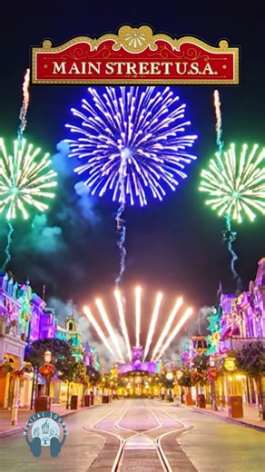 Main Street, U S A 4 Hour Music Loop ｜ Disney's Magic Kingdom 2 #shorts