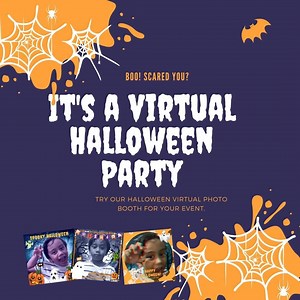 Try our Virtual Photo Booth for your Halloween Party! Customize your templates and stickers according to your theme. Click the link below to try our demo. https://poseandprint.vbooth.me/booth/J6YbeKGZ | Pose And Print Photo Booth