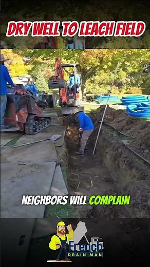 Fixing a Failed Sump Pump Discharge Line [ Dry Well to Leach Field ]