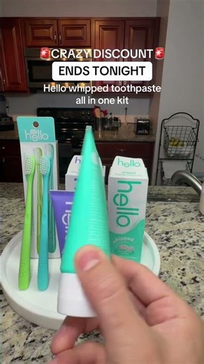 Hello whipped toothpaste all in one kit