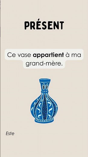 Easy French: the verb 'appartenir' (to belong) in the past, present and future tenses 🏺🇫🇷