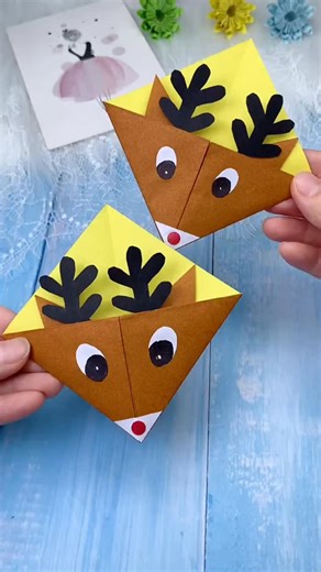 OfficialArt&Craft on Instagram: "Easy Paper Deer Craft | DIY Cute Deer 🦌 | Step-by-Step Tutorial 🦌 DIY Paper Deer Craft Tutorial | Easy & Cute Animal Craft Idea In this video, I’ll show you how to make a beautiful Paper Deer using simple craft paper. This craft is perfect for kids, beginners, school projects, Christmas decorations, and room decor. No special tools needed — just paper, scissors, and glue! ✨ What you’ll learn: ✔ How to fold paper for a deer body ✔ How to make deer ears, horns & 