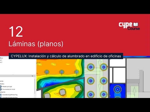 12 - Láminas (planos) | CYPE Curso CYPELUX