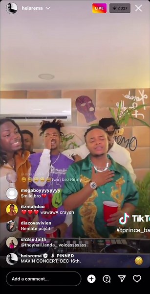 Nice one Rema @rema__official #rema #instalive #freestyle