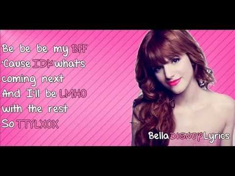 Bella Thorne - "TTYLXOX" (Lyrics Video) HQ