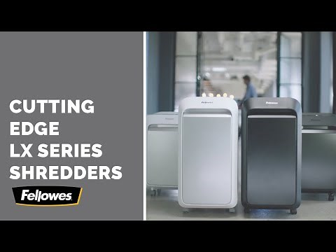 The Latest Design in Paper Shredders-Fellowes LX Series