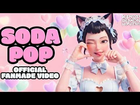 Soda Pop | Huntrix Maid Cafe Version, Huntr/x feat. Zoey | Kpop Demon Hunters (Official Music Video)