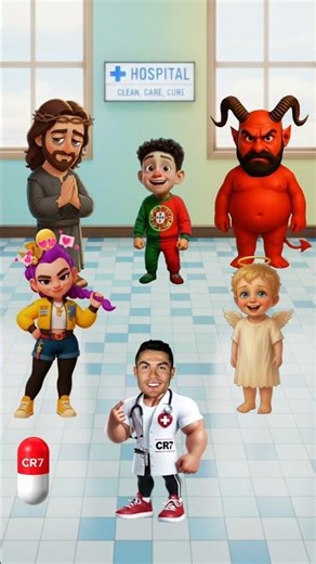 ¿A quién salvará Ronaldo? Rumi vs. Jesús vs. Diablo vs. Ángel