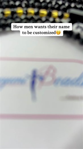 Customized Waist Beads for Men: Unique Name Designs