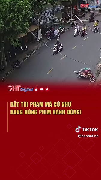 Bắt tội phạm mà cứ như đang đóng phim hành động! Cre: Dư Đức Huy #tinmoi #hanhdong #congan #canhsat #social #viral