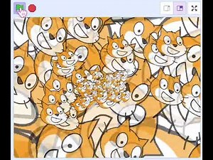 Scratch-hack: Sprite zoom in multiplication explosion effect
