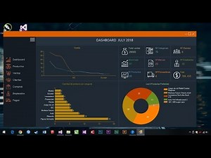 M1/ Dashboard, Statistical Graphs, Application Summary - C#, WinForm, SQL Server and SP- L. Medium